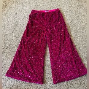 Plus size sequin pants